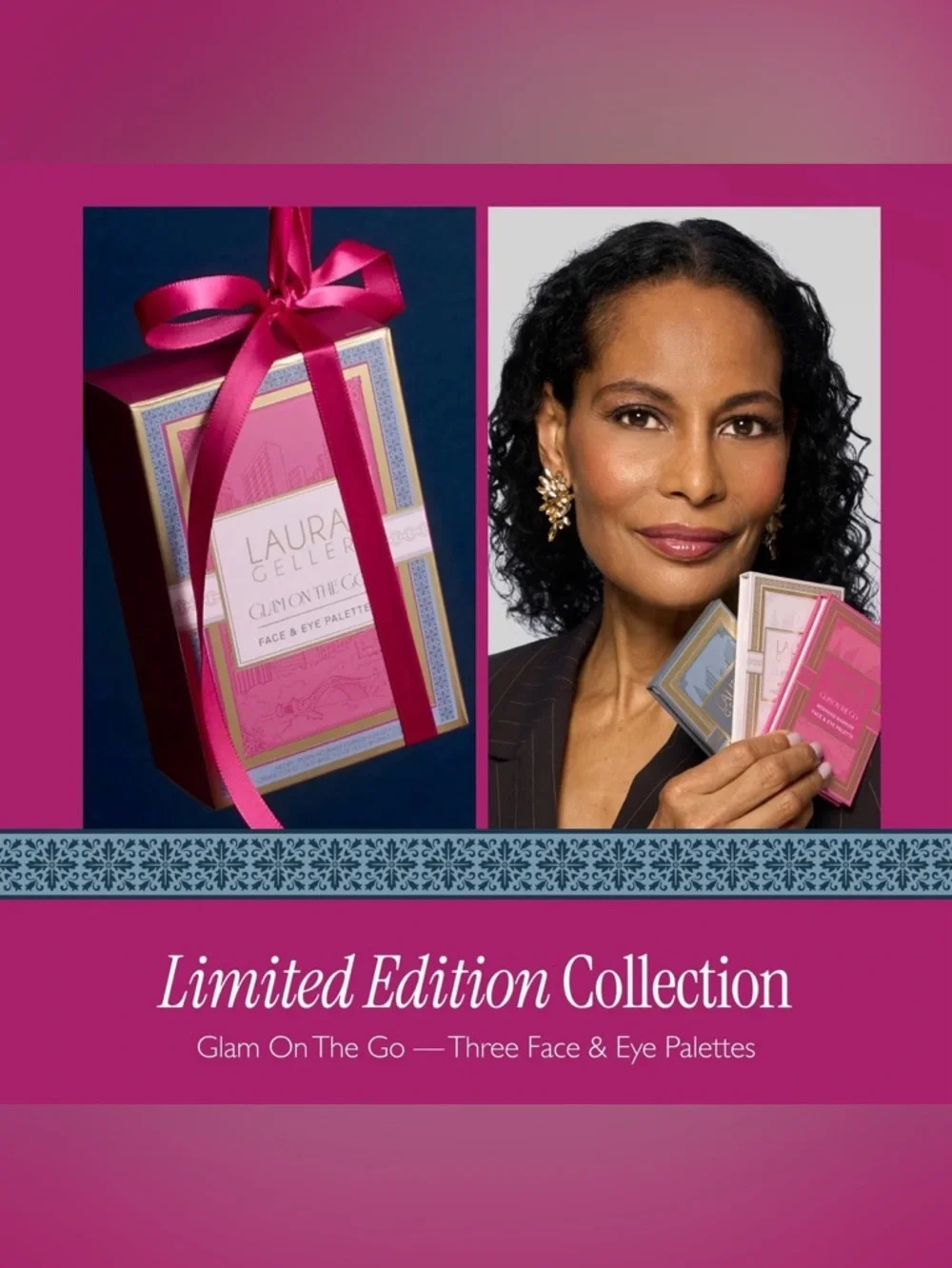 Laura Geller Glam on the Go Face + Eye Palettes (3PC)